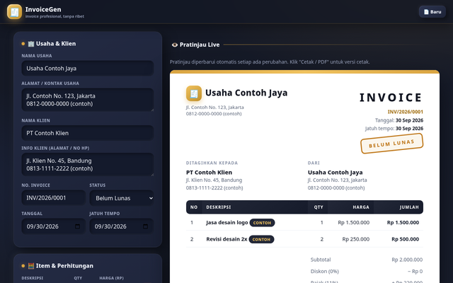 Invoice Generator